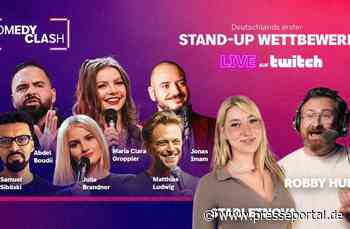 "Comedy Clash": SWR startet Deutschlands ersten interaktiven Comedy-Wettbewerb auf Twitch