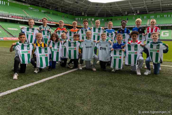 Nieuwe selectie FC Groningen onder-12 komt bijeen in Euroborg