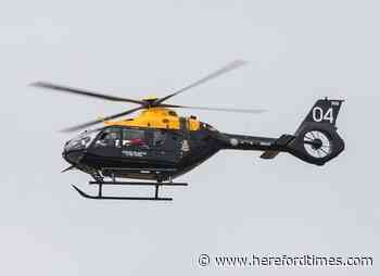 Defence Flying School helicopter spotted over Hereford
