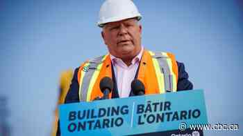 Premier Doug Ford to make announcement in Caledon, Ont.