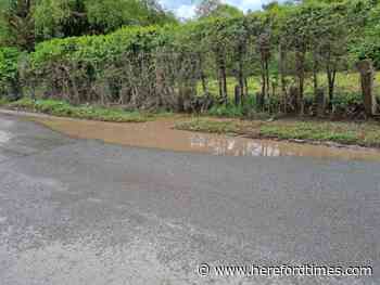 Work starts to improve Herefordshire road that gets flooded