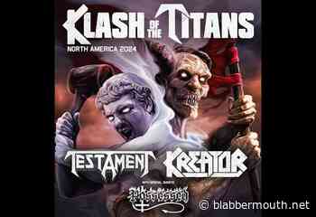 TESTAMENT And KREATOR Announce 'Klash Of The Titans' North American Tour With POSSESSED