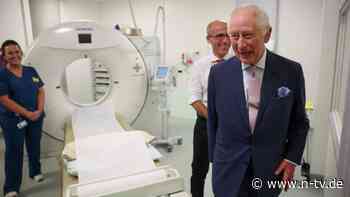 Termin trotz eigener Erkrankung: König Charles besucht Krebszentrum