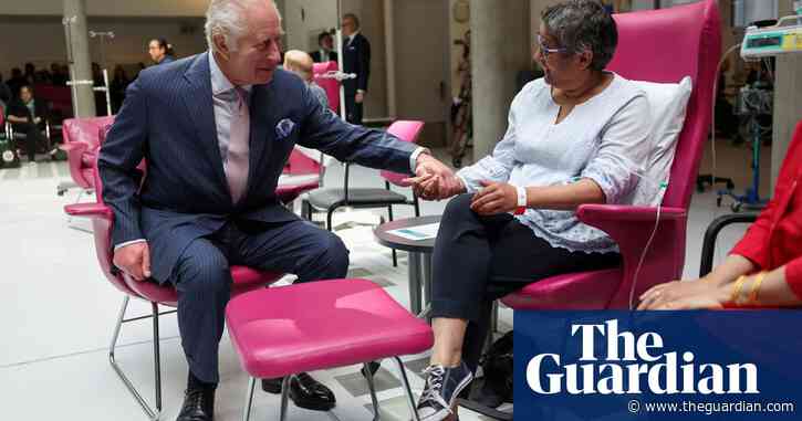 King Charles speaks to cancer patients on first public engagement since diagnosis