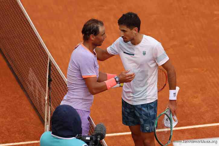 Pedro Cachin has message for Rafael Nadal after Spaniard granted his big wish