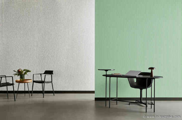 Embossed acoustic panels mix trendsetting colours with sustainability and commercial performance