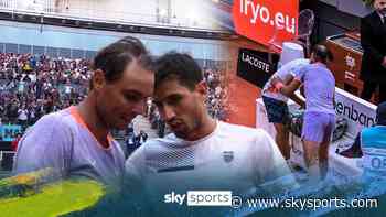 Heart-warming moment as Nadal gifts rival his shirt at Madrid Open