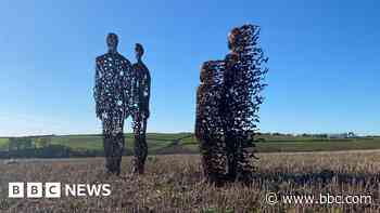 Scrap metal sculptures raise thousands for charity