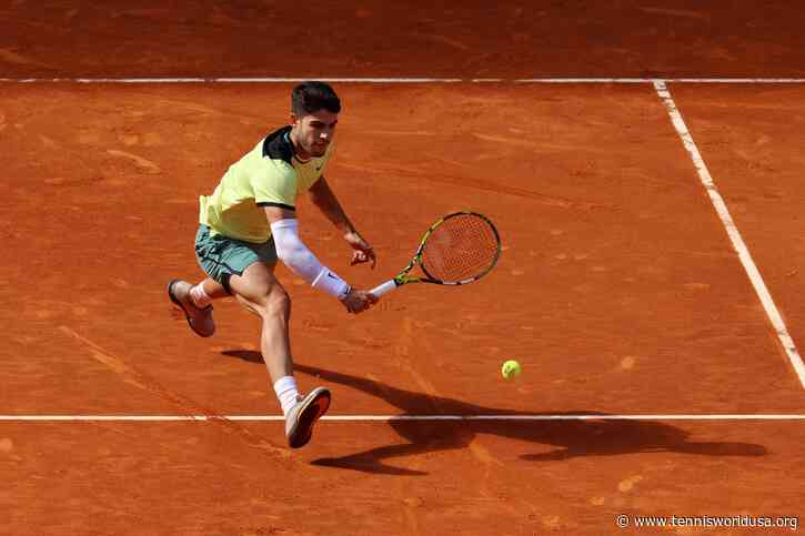 Carlos Alcaraz admits: 'My forehand is not at 100%'