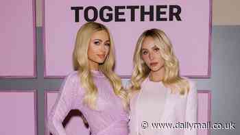 Paris Hilton and TikTok star Alix Earle match in coordinating pink outfits to promote new coffee company - as they declare: 'Nobody knows how to dress for breakfast anymore'