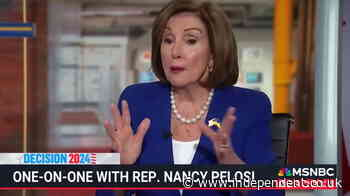Nancy Pelosi accuses MSNBC anchor of being ‘Trump apologist’ in heated clash