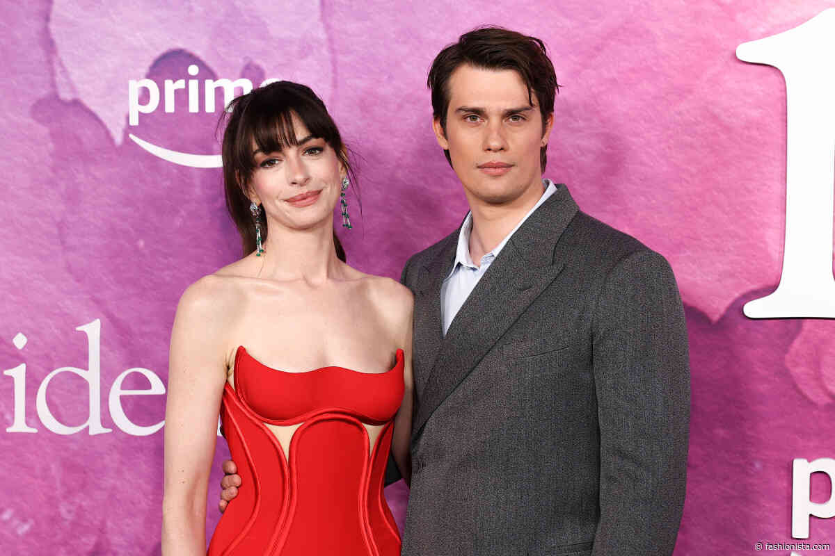 Anne Hathaway Leads 'The Idea of You' Premiere in a Red-Hot Versace Gown