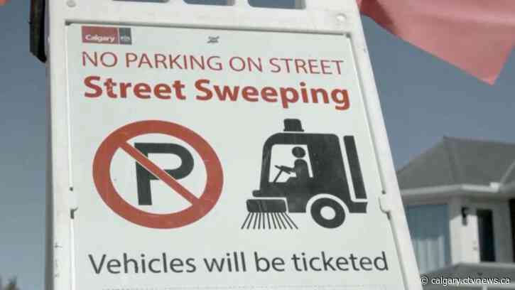 Street sweeping was postponed in these Calgary communities due to snow, ice