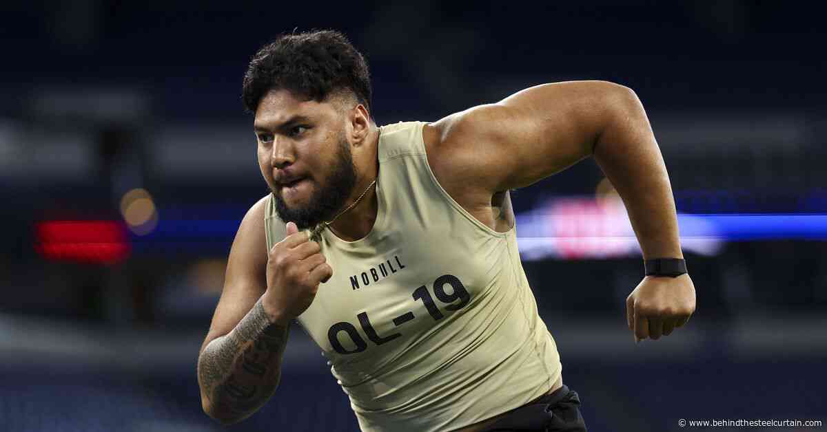 Omar Khan: Steelers were ‘working the phones’ to move up for Troy Fautanu