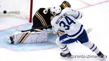 Toronto Maple Leafs star Auston Matthews briefly skates ahead of must-win Game 5