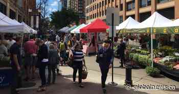 Edmonton downtown farmers market returns to 104th Street June 15