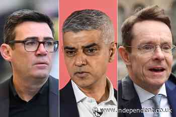 From Sadiq Khan to Andy Street: All the metro mayors fighting for their posts on May 2