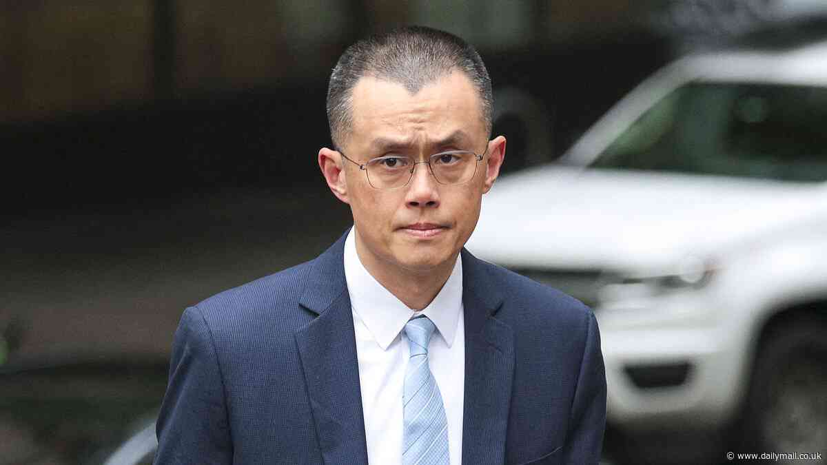 Former Binance CEO Changpeng Zhao is sentenced to four months in jail for money laundering - after his crypto firm was ordered to pay $4.3BILLION