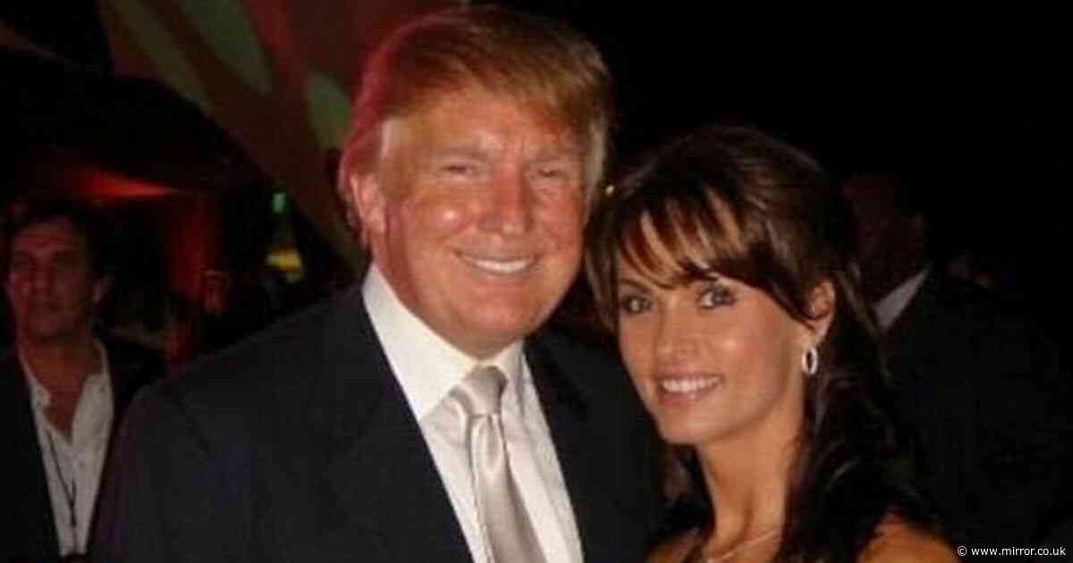 Texts detailing Donald Trump's 'Playboy bunny affair' read in court as son Eric watches