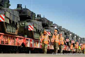 Bundeswehr muss in Rostocker Seehafen auf ihre Panzer warten