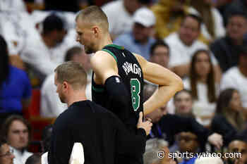 NBA Playoffs: Celtics C Kristaps Porzingis out for 'several games' with calf strain
