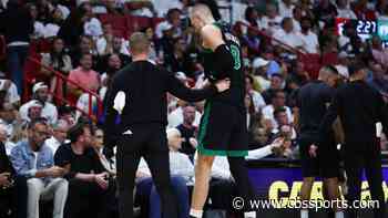 Kristaps Porzingis injury update: Celtics big man to miss Game 5 vs. Heat on Wednesday with calf strain