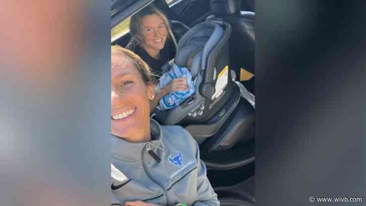 Love and Basketball: Emotional journey leads UB women's coach Becky Burke and her wife into parenthood