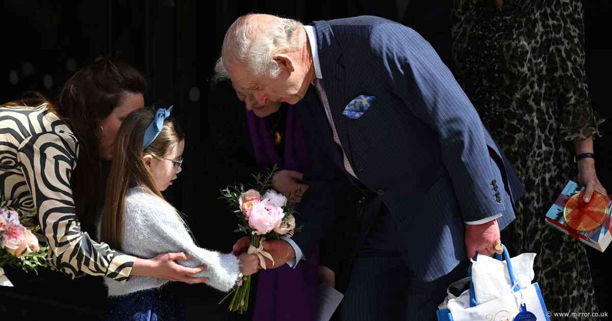 'Beautiful' moment between King Charles and little girl leaves royal fans teary-eyed