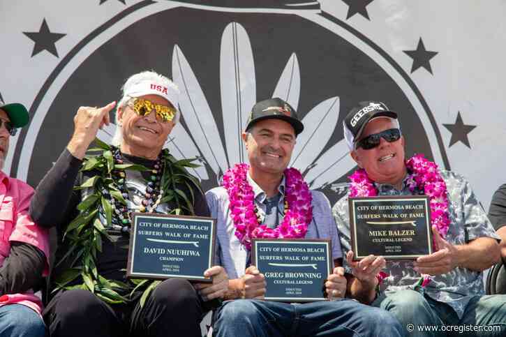 Three surf legends inducted into Hermosa Beach Surfers Walk of Fame