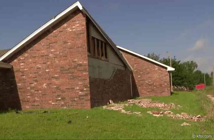 Cleanup begins at Midwest City church after severe storms
