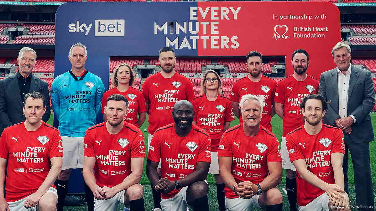 Graeme Souness, David Ginola, Glenn Hoddle and Co team up to launch lifesaving campaign in a bid to recruit 270,000 people to learn CPR - as the football icons open up on their own health scares in brave interviews