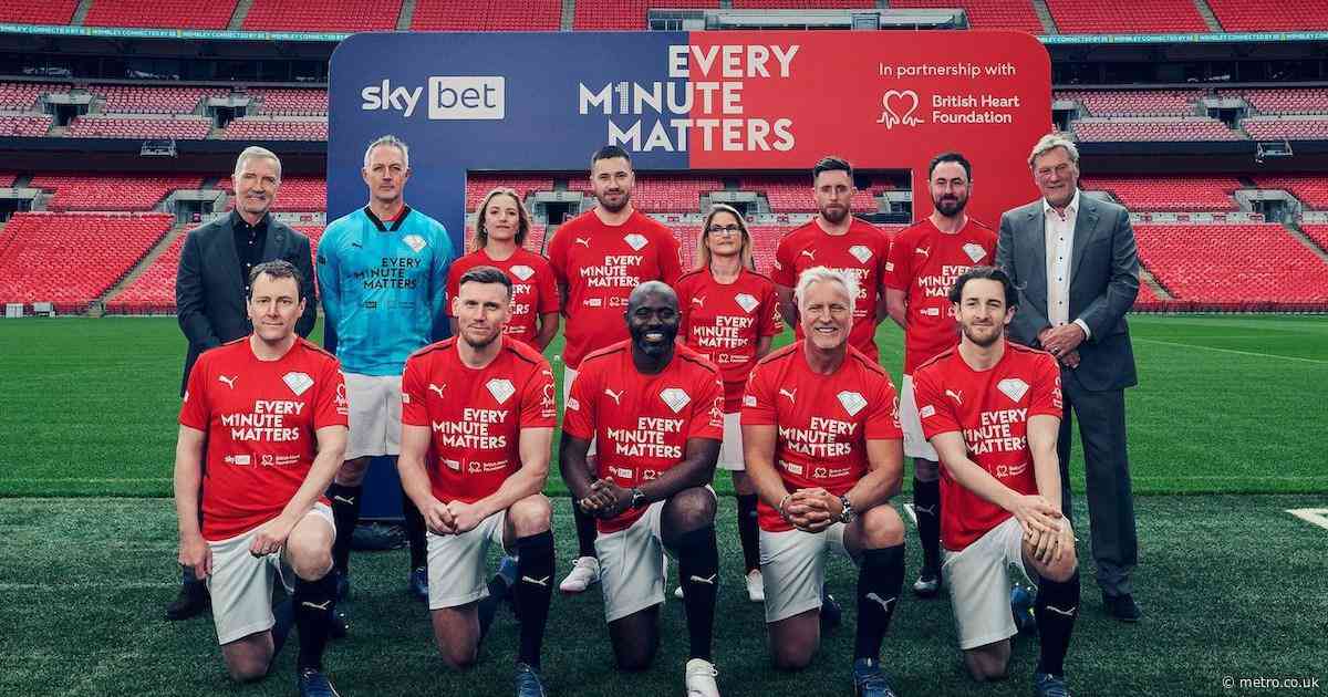 Football legends join forces to teach nation how to perform CPR
