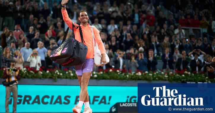Rafael Nadal bids emotional farewell to Madrid Open after loss to Jiri Lehecka