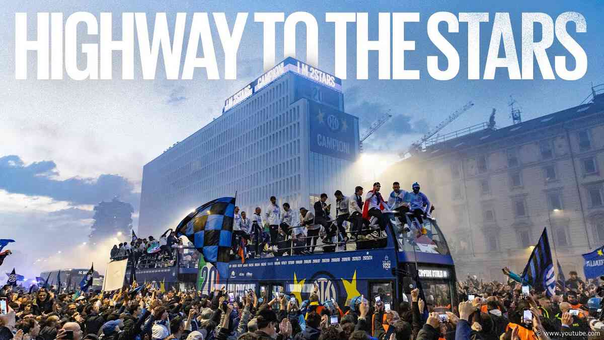 HIGHWAY TO THE STARS ⭐⭐ | SCUDETTO CELEBRATIONS 🖤💙