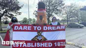 Doncaster Rovers fans 'elated' to reach play-offs