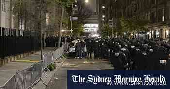 Riot police storm pro-Palestine encampment at prestigious New York university