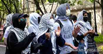 Nach propalästinensischen Demonstrationen droht die Columbia-Universität in New York Studierenden mit dem Rauswurf