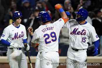 DJ Stewart hits a 3-run homer to lead the Mets past the Cubs 4-2