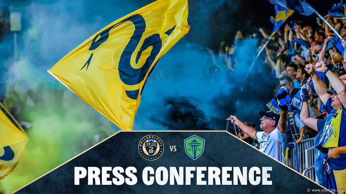 Jim Curtin ahead of Philadelphia Union's home match against Seattle Sounders FC