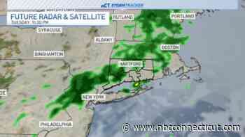 Showers possible with a chance of some thunder overnight