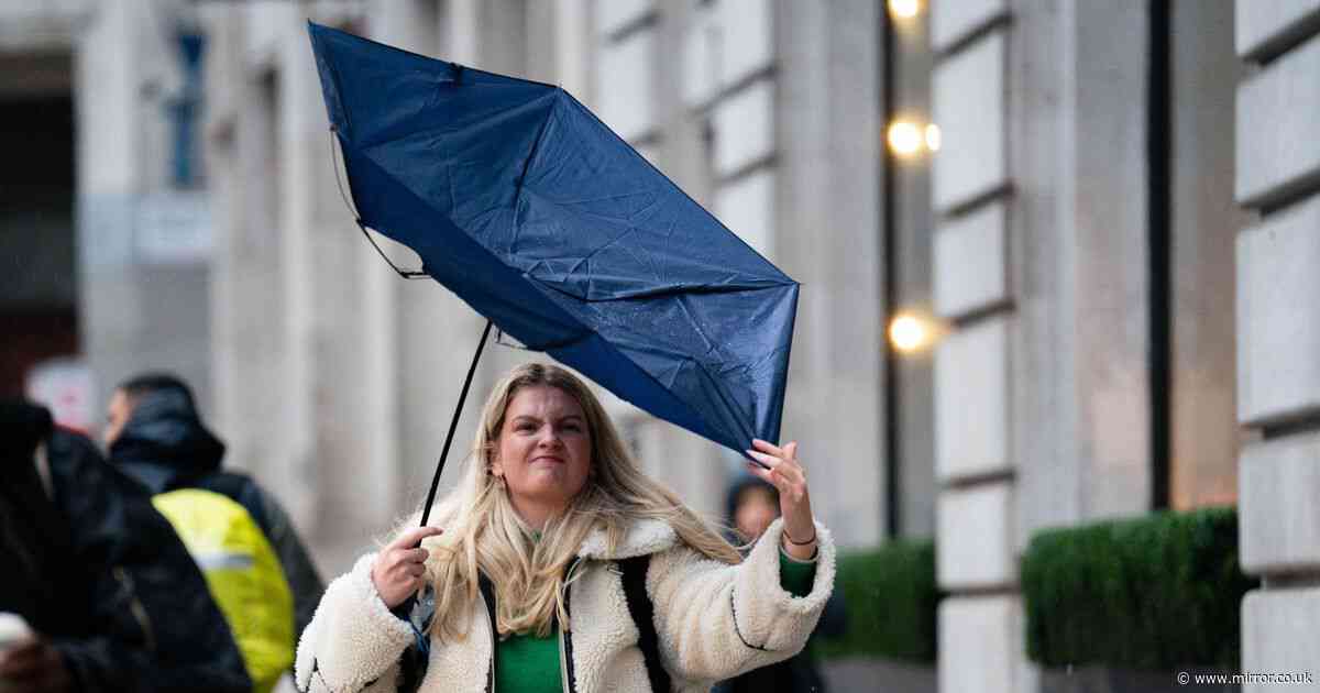 UK weather: Brits warned to brace for Bank Holiday misery with hail and 43mph gales