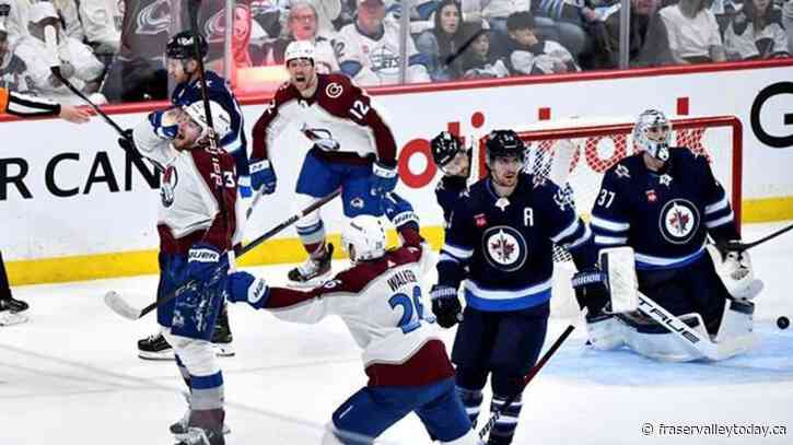 CP NewsAlert: Jets eliminated from NHL playoffs with loss to Avalanche