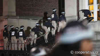 Columbia: La policía irrumpió en toma y detuvo a estudiantes
