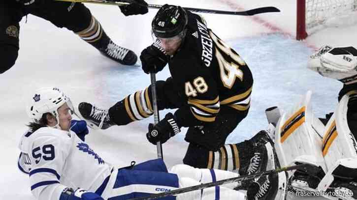 NHL roundup: Maple Leafs avoid elimination with 2-1 OT win over Bruins