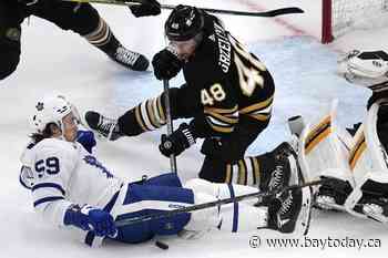 NHL roundup: Maple Leafs avoid elimination with 2-1 OT win over Bruins