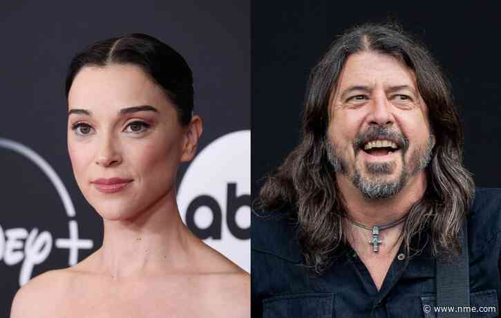 St. Vincent on working with Dave Grohl: “It just lights you up to hear him play”