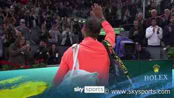 'What an atmosphere' - Nadal's emotional farewell to Madrid