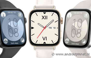 ‘Huawei Watch Fit 3 lijkt sprekend op Apple Watch’