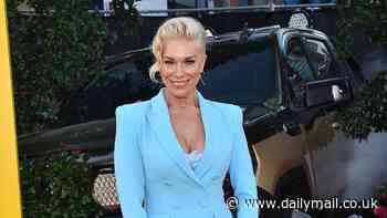 Hannah Waddingham cuts an elegant figure in baby blue suit as she attends premiere of The Fall Guy in LA