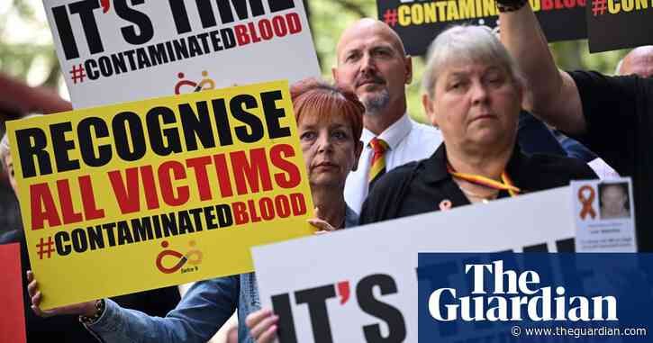 Ministers agree three-month deadline for UK infected blood compensation